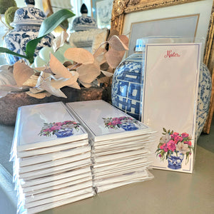 Floral Ginger Jar Notepad