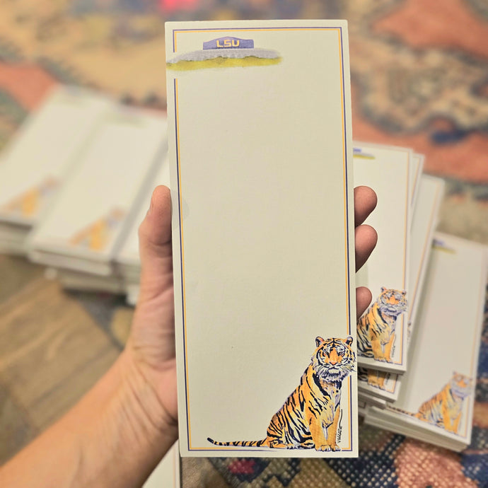 Geaux Tigers Notepad