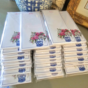 Floral Ginger Jar Notepad