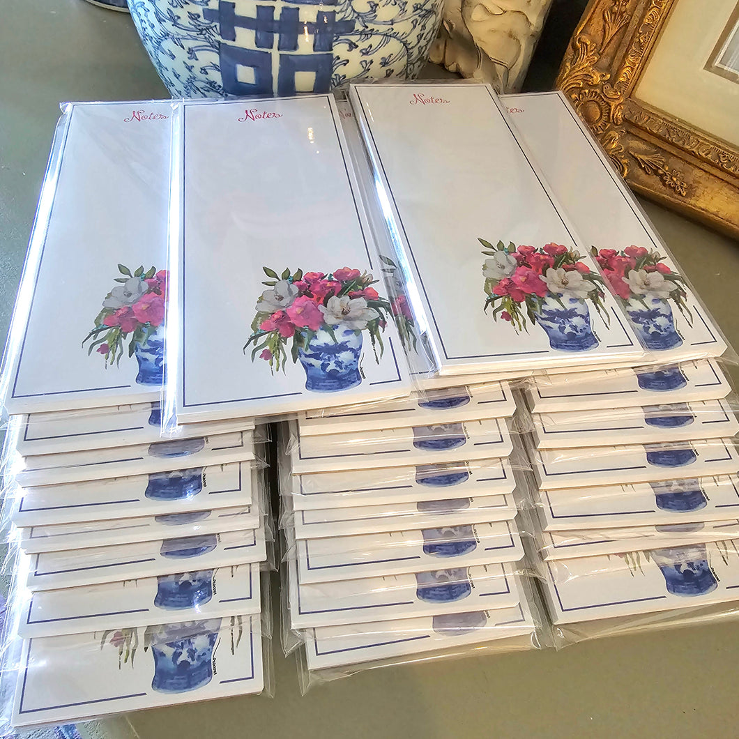 Floral Ginger Jar Notepad
